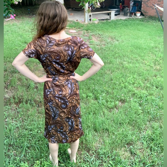 1940s abstract dress - Picture 5 of 10